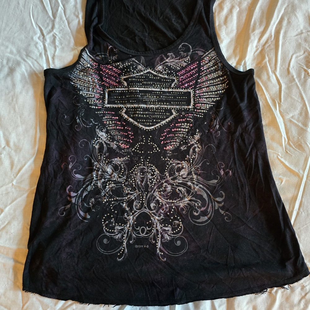 Harley Davidson Black Tank Top